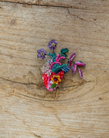 Wild Heart Brooch Pin