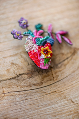 Wild Heart Brooch Pin