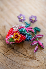 Wild Heart Brooch Pin