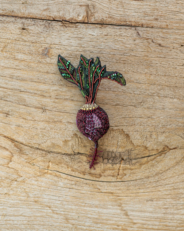 Beet Brooch Pin