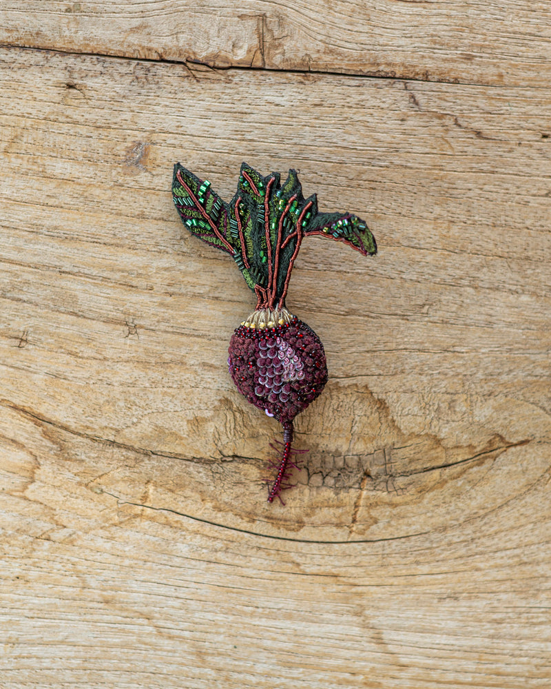 Beet Brooch Pin