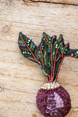 Beet Brooch Pin