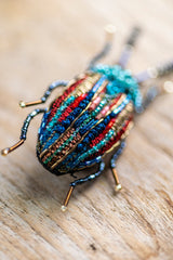 Snowdon Beetle Brooch Pin