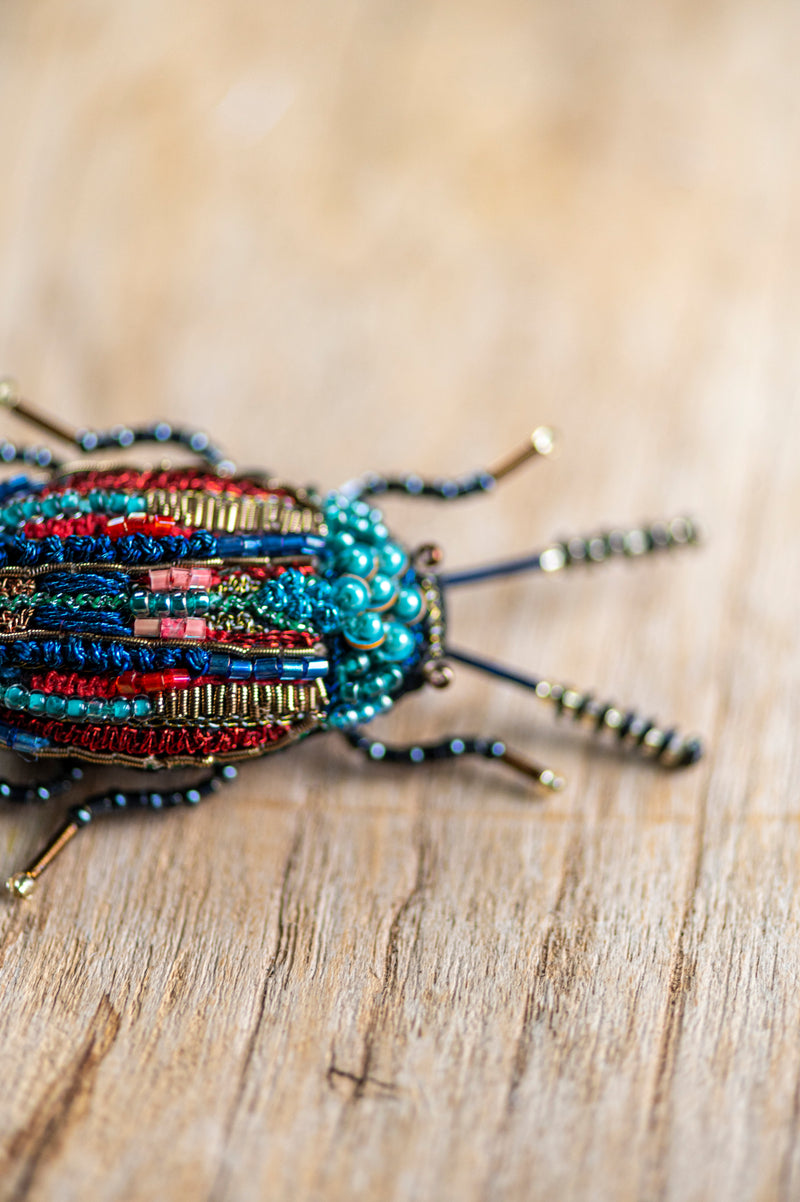 Snowdon Beetle Brooch Pin