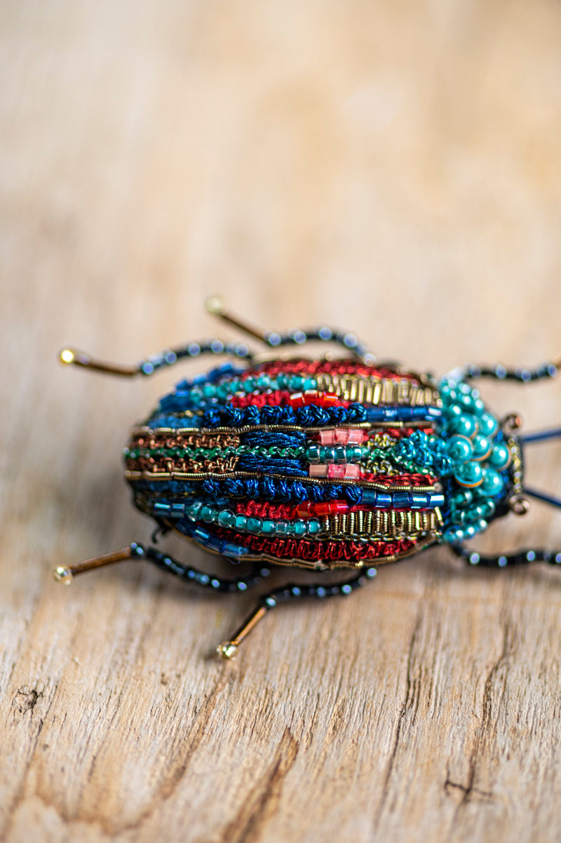 Snowdon Beetle Brooch Pin