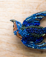 Singing Swallow Brooch Pin