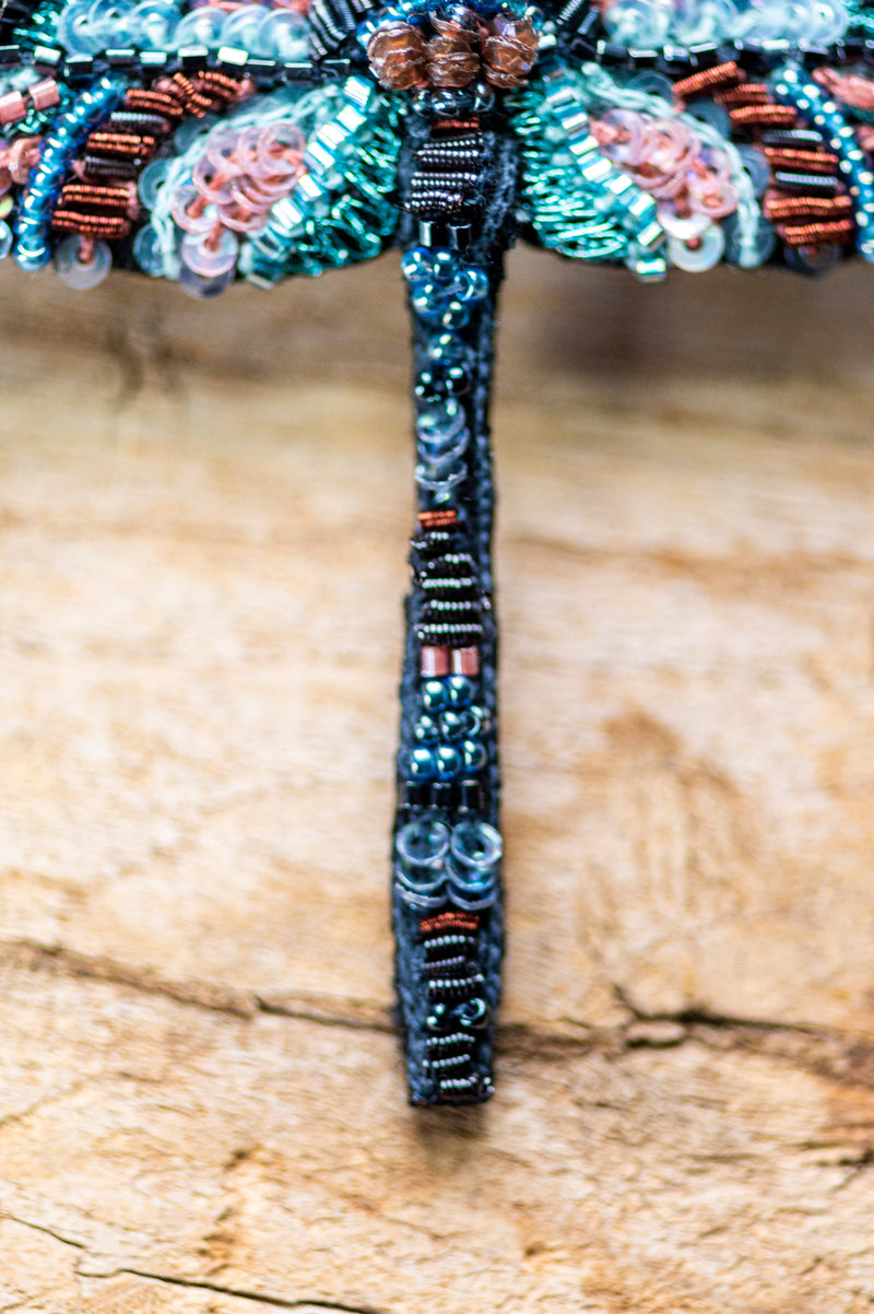 Jeweled Dragonfly Brooch Pin