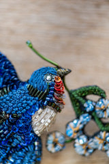 Peace Swallow Big Brooch Pin