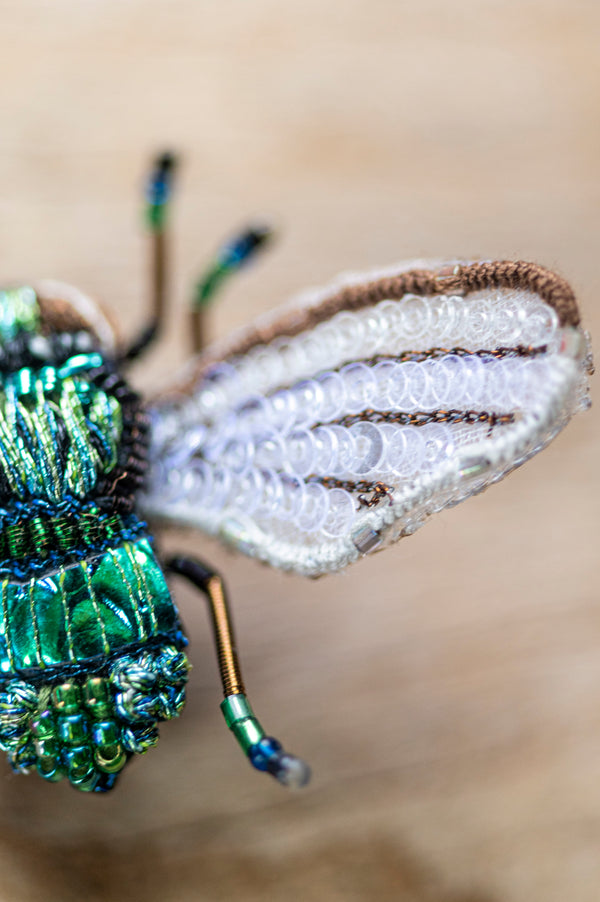 Field Bee Brooch Pin