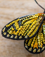 Yellow Coster Butterfly Brooch Pin
