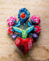 Frida's Flowers Brooch Pin
