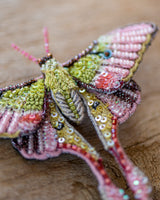 Moon Moth Brooch Pin