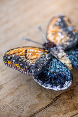 Giant Owl Butterfly Brooch Pin