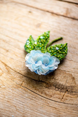 Blooming Hydrangea Brooch Pin