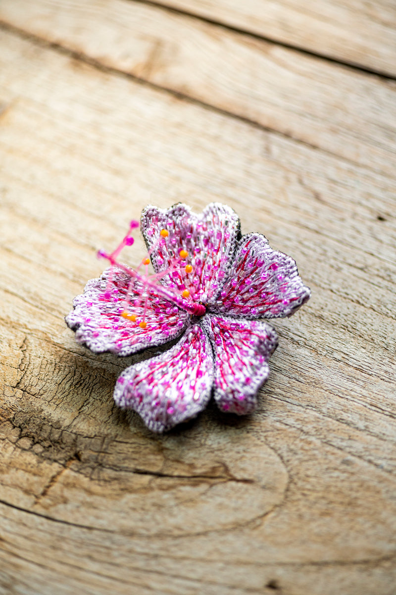 Aphrodite Hibiscus Brooch Pin