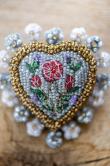 Heritage Heart Brooch Pin