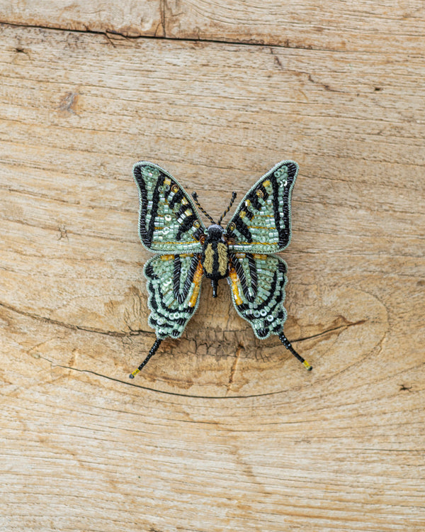 Scarce Swallowtail Brooch Pin
