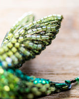 Ruby Throated Hummingbird Brooch Pin