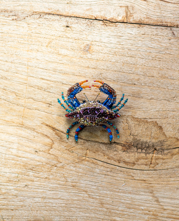 Maryland Crab Brooch Pin