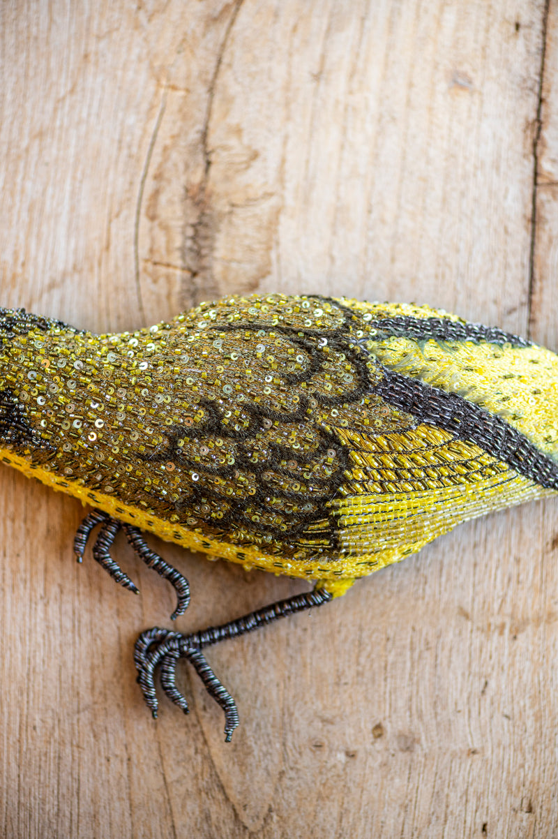 Kai White Eye Bird Object Art