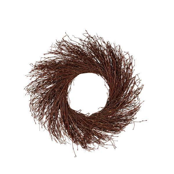 17.75"DIA BIRCH TWIG WREATH