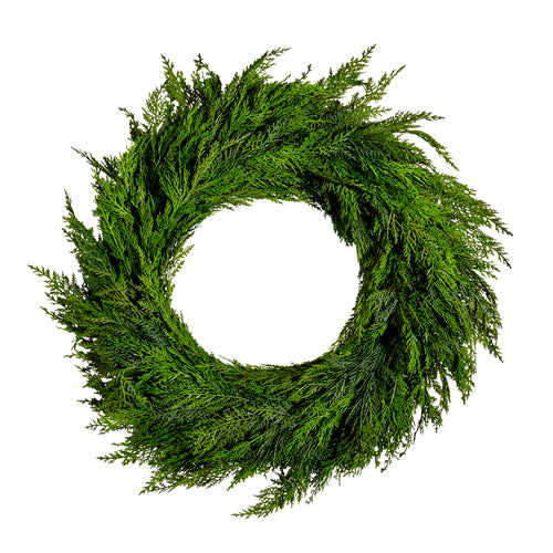 28" CEDAR WREATH