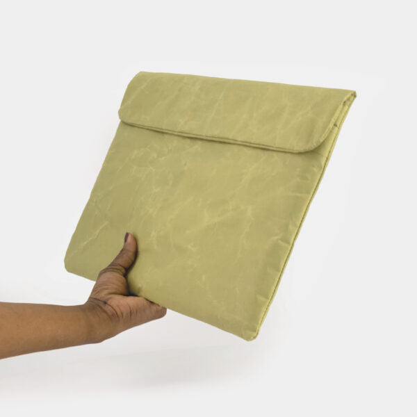 Olive Paper Large Laptop Sleeve