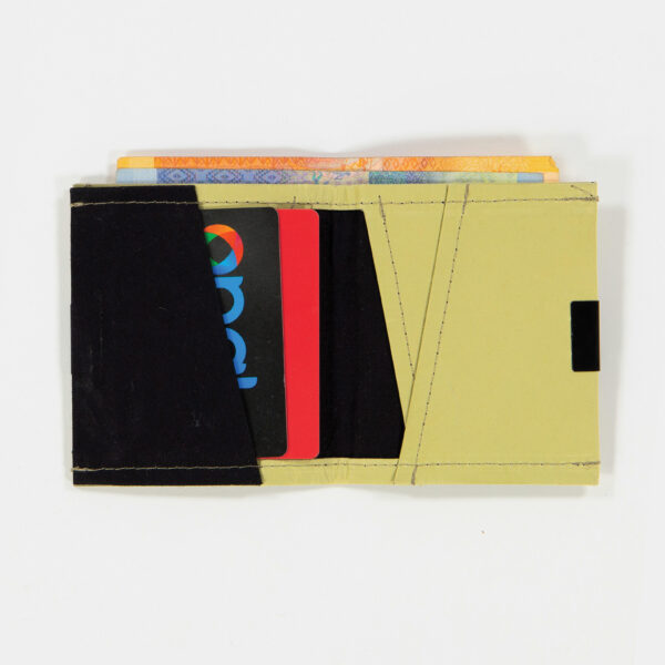 Chartreuse Paper Square Wallet