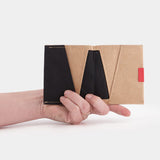 Natural Paper Square Wallet