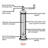 Chrome 9" salt grinder