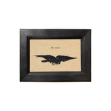 The Raven Sketchy Edgar Allan Poe Illustration Framed Print