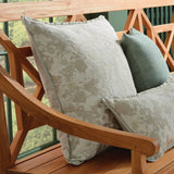 Sofia 24" Square Outdoor Pillow - Green