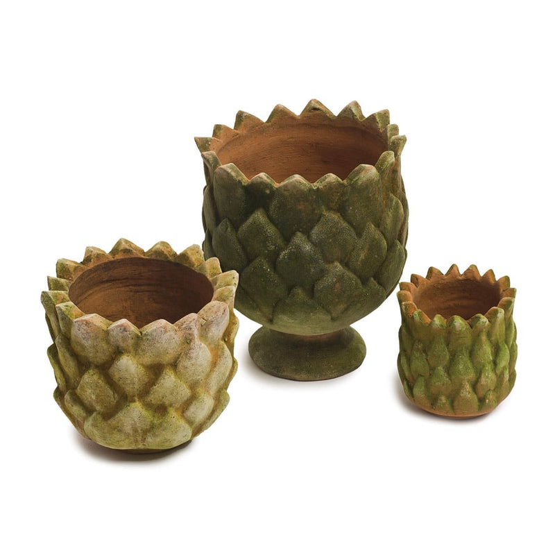 MED PINE CONE POT