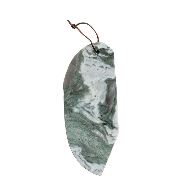 Marble Cheese/Cutting Board w/ Leather Tie (Each One Will Vary)