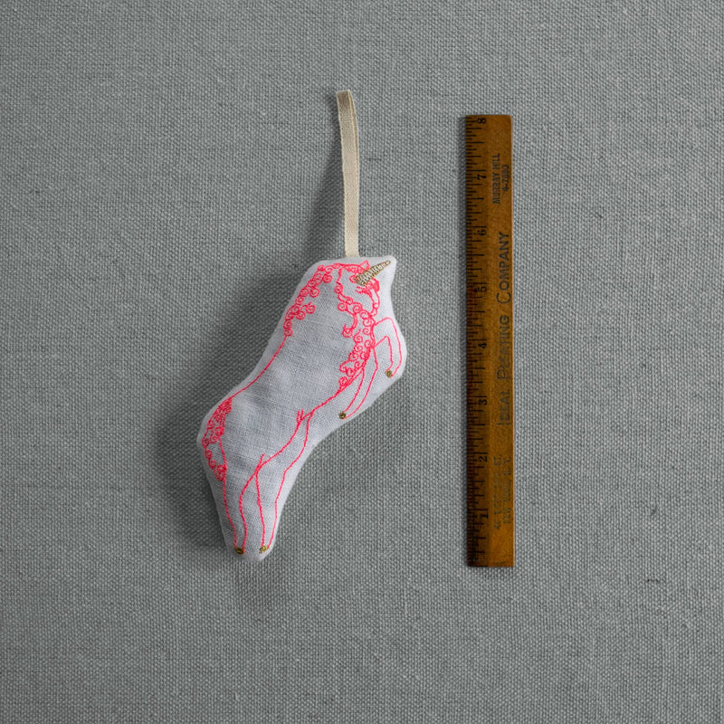 Magical Unicorn- Cotton & Lavender filled Ornament, Scented