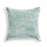Hana Square Indoor-Outdoor Pillow 20", Teal Blue