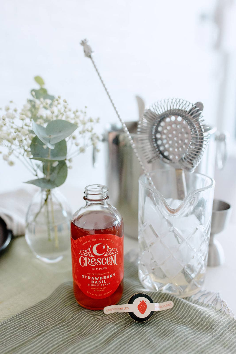 Strawberry Basil Simple Syrup