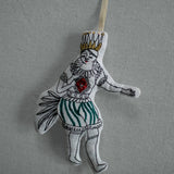 Mini Dancing Jester - Cotton & Lavender filled Ornament