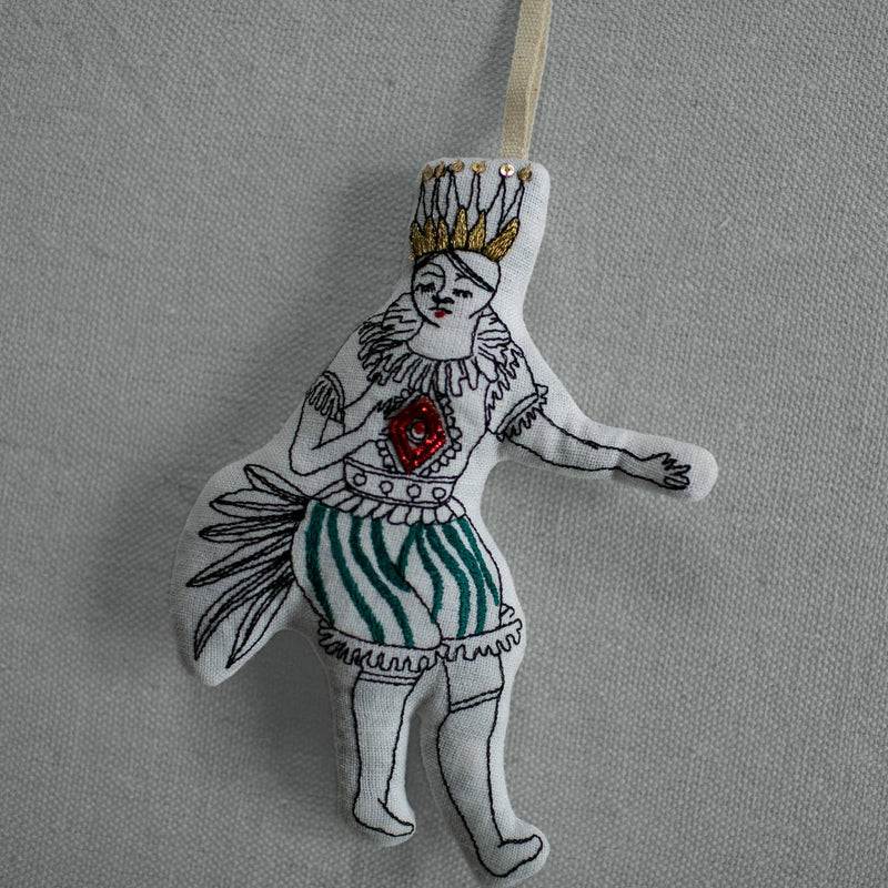 Mini Dancing Jester - Cotton & Lavender filled Ornament