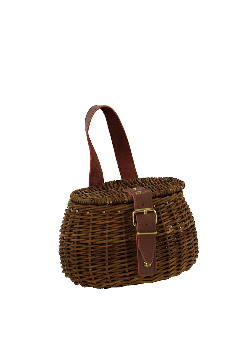 Small Wicker Fishing Basket