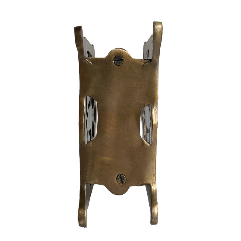 5" Antiqued Brass Napkin or Letter Holder