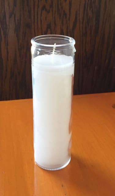 White 7 Day Prayer Candle - Wedding, Purity, Hand Fasting