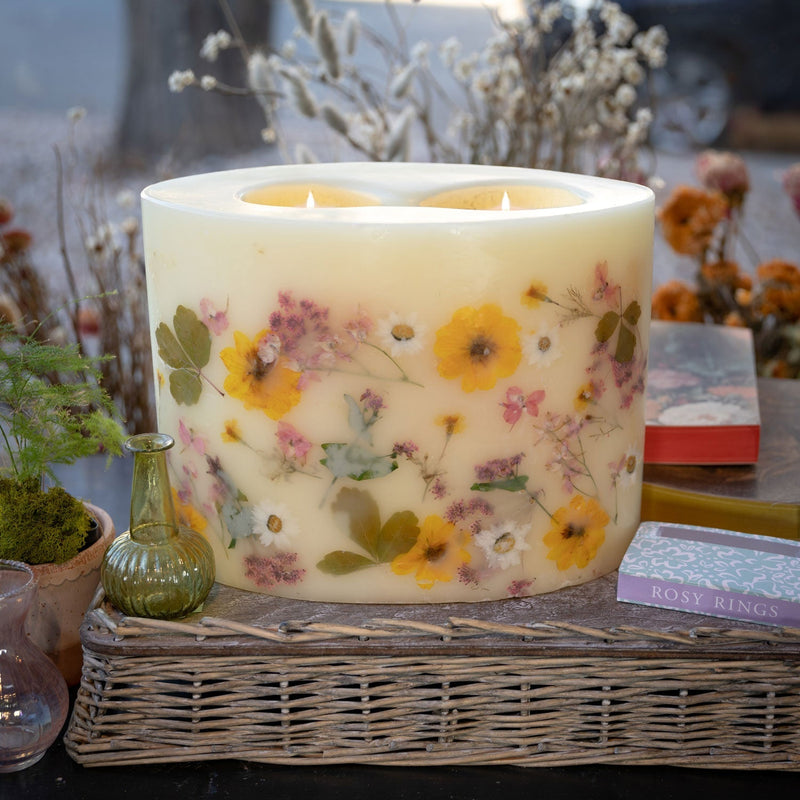 Oval Botanical Candle - Lemon Blossom & Lychee