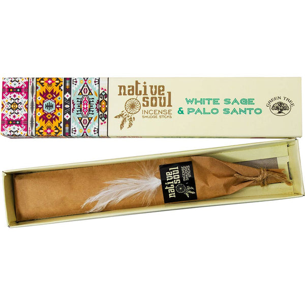 Native Soul Incense 15 Gr - White Sage & Palo Santo