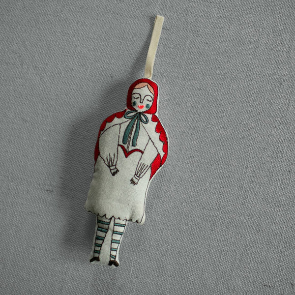Little Red - Cotton & Lavender filled Ornament, Scented