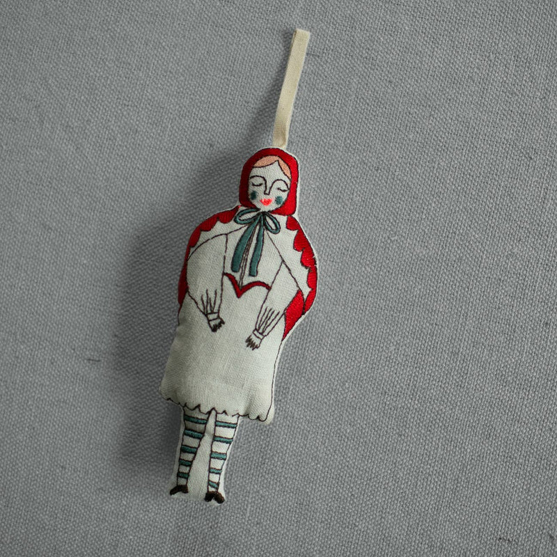 Little Red - Cotton & Lavender filled Ornament, Scented