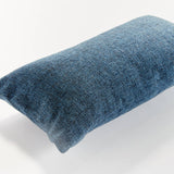 Bevin Lumbar Indoor Outdoor Pillow, Navy Blue