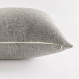 Gage Square Indoor-Outdoor Pillow 20", Gray