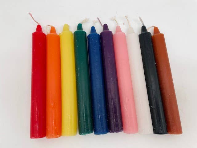 Black Ritual Spell Magic Candle - Set of 12