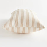 Grant Lumbar Indoor-Outdoor Pillow, Tan & Cream